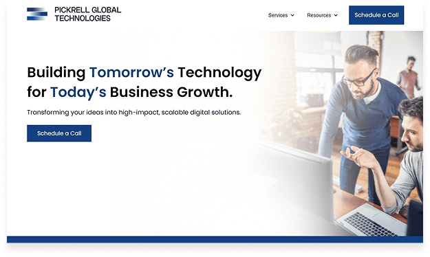 Pickrell Global Technologies' website